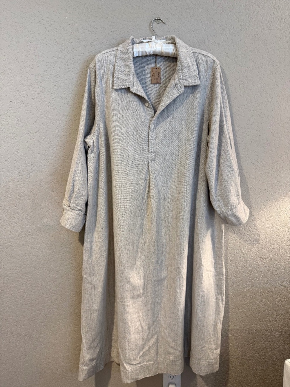 Cp Shades Flannel Shirtdress